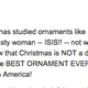 Image for article titled Amazon users emit primal howl of protest against Trump Christmas ornament